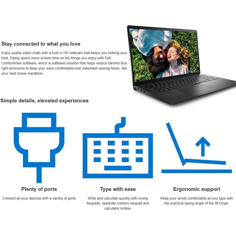 Dell Inspiron 15 3535 Personal Laptop, 15.6” FHD 1920 x 1080
