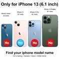 thumbnail image 2 of Funda tipo cartera HAOPINSH para iPhone 13 6.1 con tarjetero Papá Noel, 2 of 6
