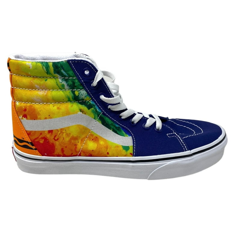 Vans Off The Wall Men's X Crayola SK8-Hi Mashup Melt Hi-Top Shoes (Men  5.5/Women 7) 