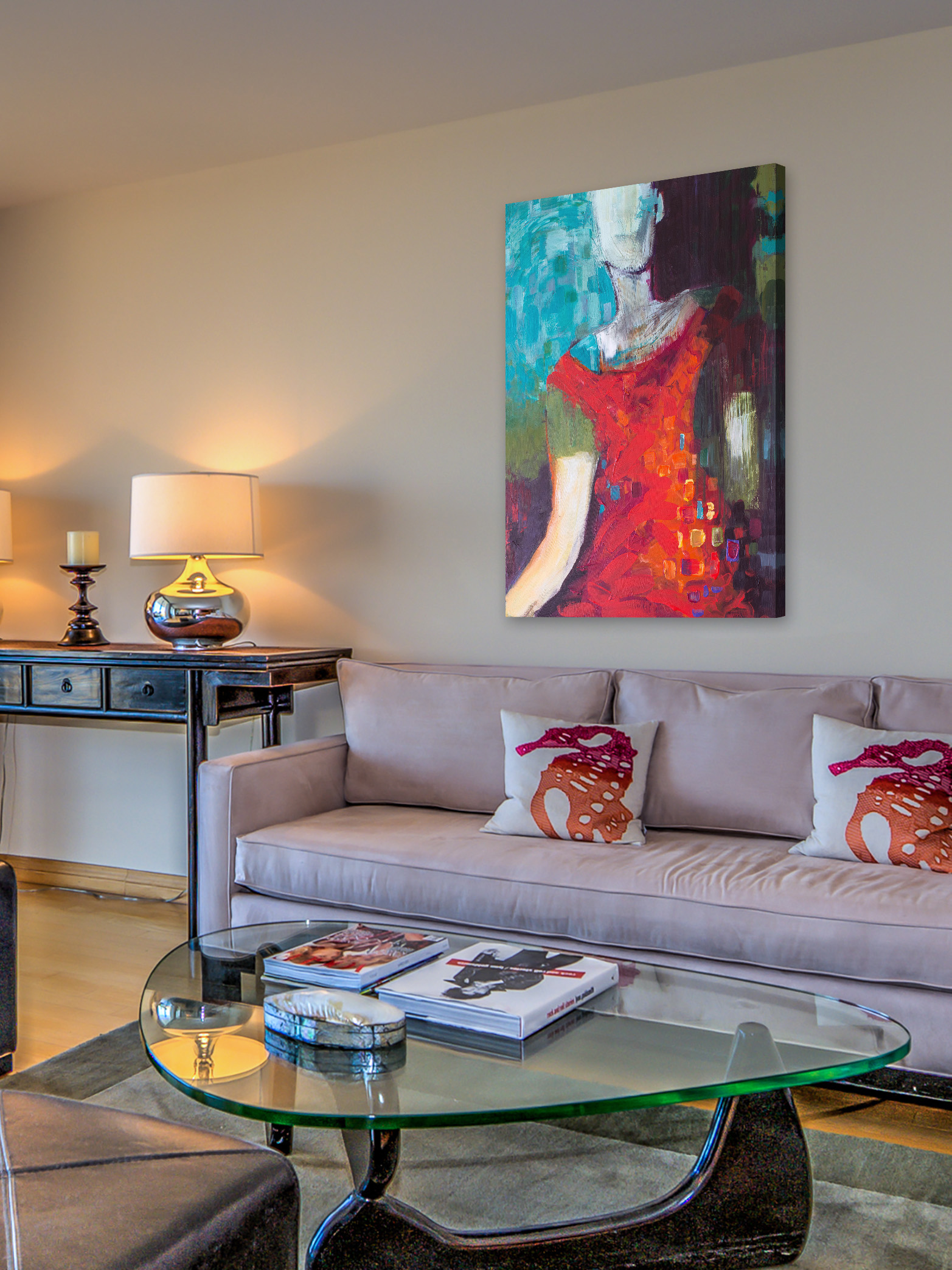"Expecting You" Painting Print on Wrapped Canvas