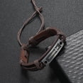 thumbnail image 2 of zttd leather bracelet for men: confirmation gifts for teenage boy, 2 of 6