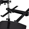 thumbnail image 4 of PYLE PLPTS45 - Laptop, Mixer & Studio Equipment Stand Holder Tabletop Mount, Universal Dual Device Placement, Adjustable, 4 of 6