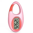 thumbnail image 1 of Mini Podómetro Digital 3D para Caminar, Contador de Pasos para Deportes Al Aire Libre, Correr, Niños, Hombres y Mujeres, Rastreador de Caminata, Rosa y Rojo., 1 of 5