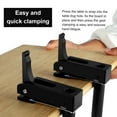 thumbnail image 4 of AMERTEER 2Pcs Bench Clamp 19/20mm Aluminum Alloy Workbench Hole Clamp Set Adjustable Woodworking Table Hold Down Quick Clamp Woodworking Accessories for Workbench, 4 of 7