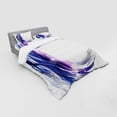 thumbnail image 3 of Ambesonne Abstract Bedding Set 3 Pcs, Wave Like Ombre Dots, Twin XL, Purple Blue and White, 3 of 3