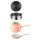 thumbnail image 1 of Olla para cocinar fideos para bebés pequeños de 16 cm con forma de frutas lindas, fácil de limpiar y adecuada conjunto rosa, 1 of 9
