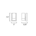 thumbnail image 2 of 20901CLPC Maxim Lighting Sync-2 Light Contemporary Bath Vanity in Contemporary style-5 Inches wide by 7.5 inches high, 2 of 2