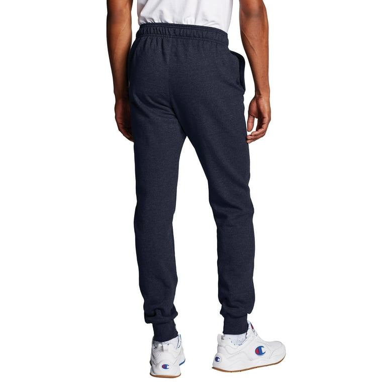 Champion Men s Powerblend Fleece Logo Joggers Navy