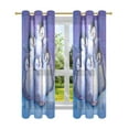 thumbnail image 2 of Penguins Plush Absorbent Breathable Sheer Curtains 63x52in Soft Light Filtering, UV Protection and Thermal Insulation, 2 of 7