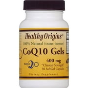 Healthy Origins CoQ10, 400 mg, SoftGel Capsules, 30 CT