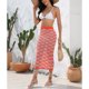 thumbnail image 3 of Las mujeres ahuecan hacia fuera la falda de la cubierta de la playa ver a través de la falda larga del ganchillo del bodycon de la cintura alta para el bikini, 3 of 8