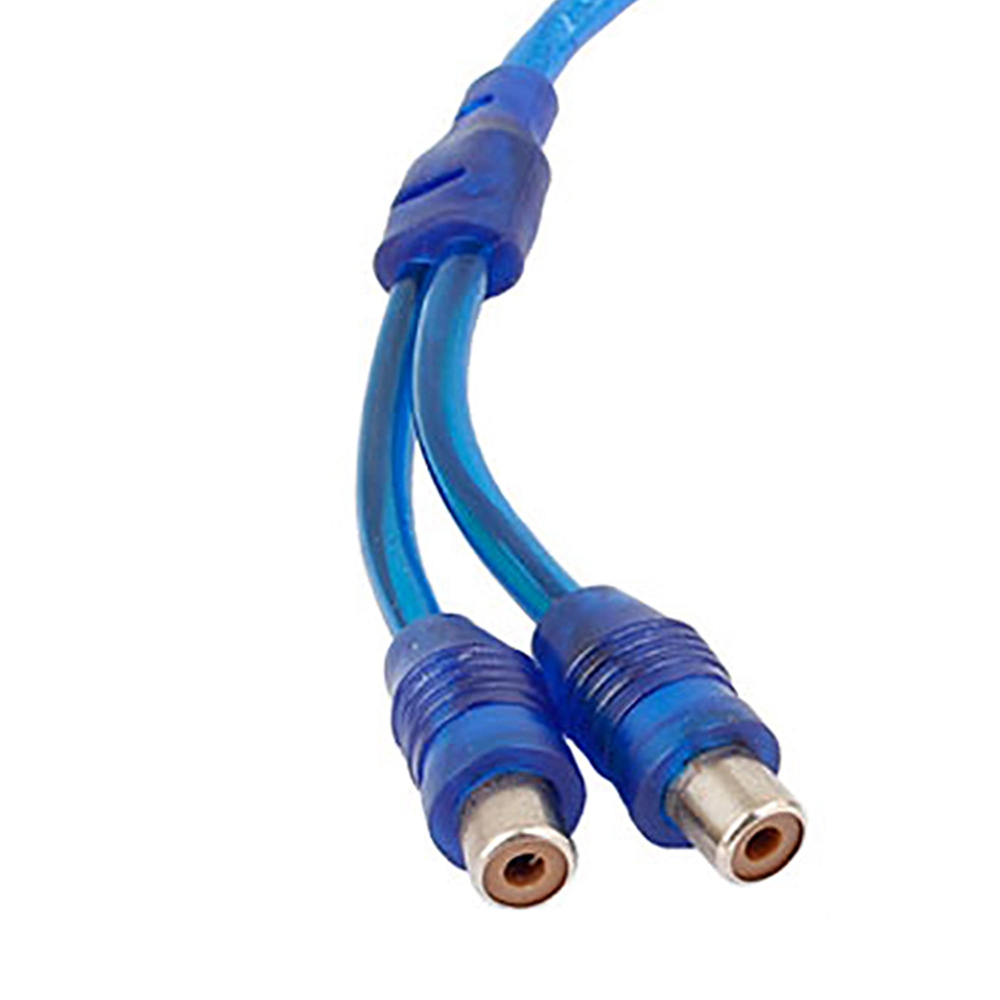 Unique Bargains Car Audio Splitter Cable 2 RCA Female to 1 RCA Male Jacks Adapter