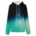 thumbnail image 3 of Oversized Hoodies for Women Fashion Ombre Long Sleeve Shirts Fall Baggy Pullover Y2K Clothes Sweatshirts with Pocket, 3 of 4