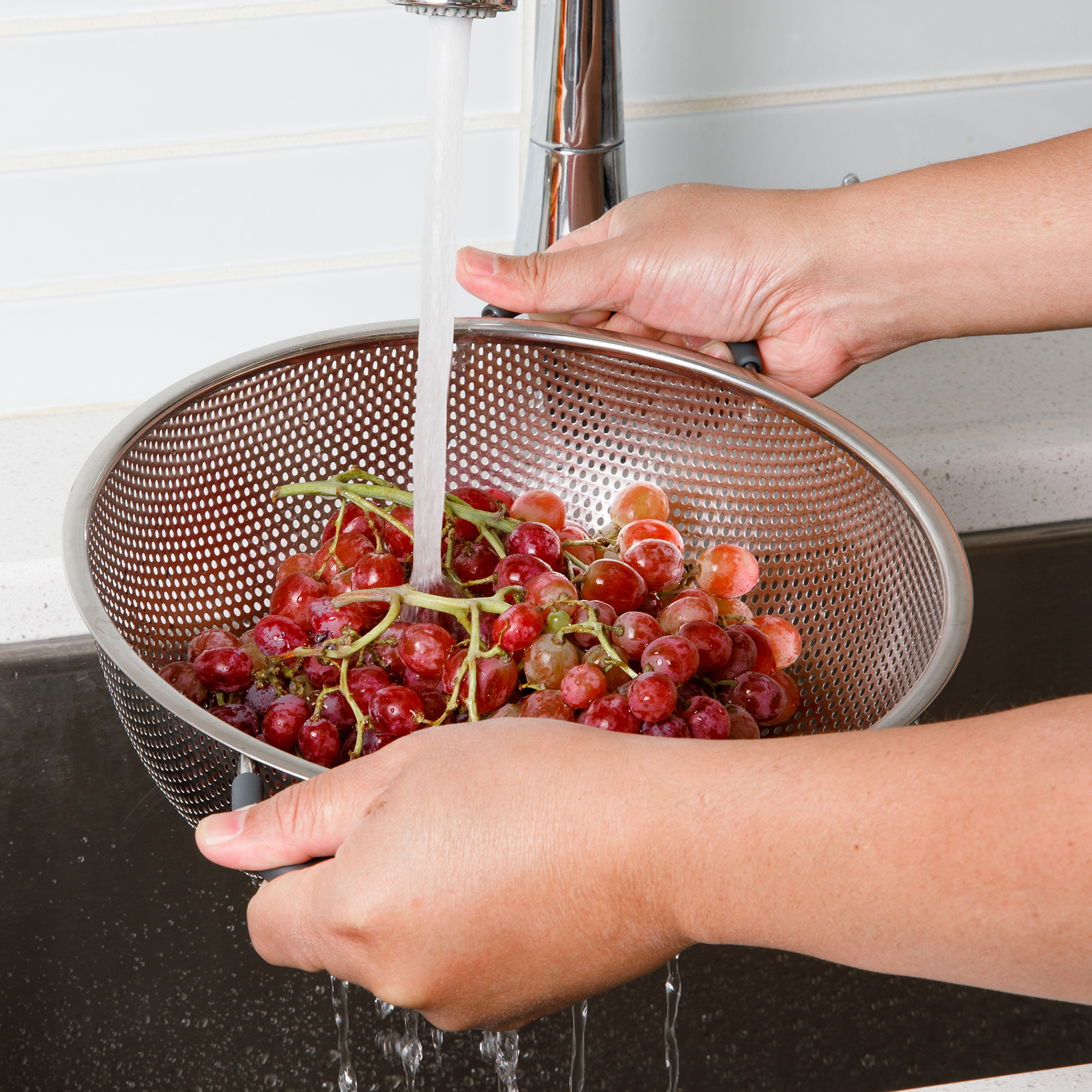 PrepSolutions 5-Quart Stainless Steel Colander photo 4