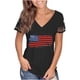 thumbnail image 1 of Blusa de manga corta de encaje informal con cuello en V de verano para mujer Fridja  bn8107, 1 of 8