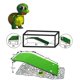thumbnail image 2 of KAIYANG Plataforma para reptiles con césped artificial para decorar el acuario y tomar el sol, 2 of 5