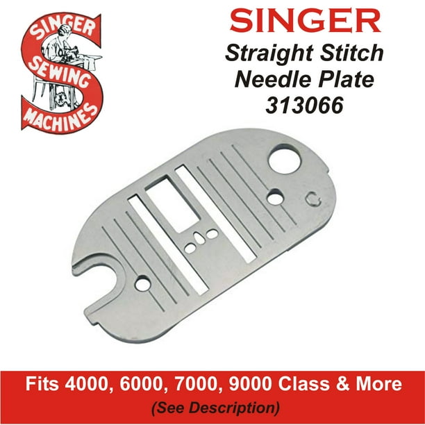 Genuine Singer Straight Stitch Needle Plate 313066 Fits Models In