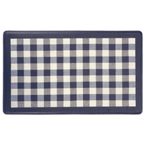 Country Farmhouse Buffalo Plaid Checkered Oversized Premium Anti Fatigue Memory Foam Kitchen Floor Mats - Assorted Colors