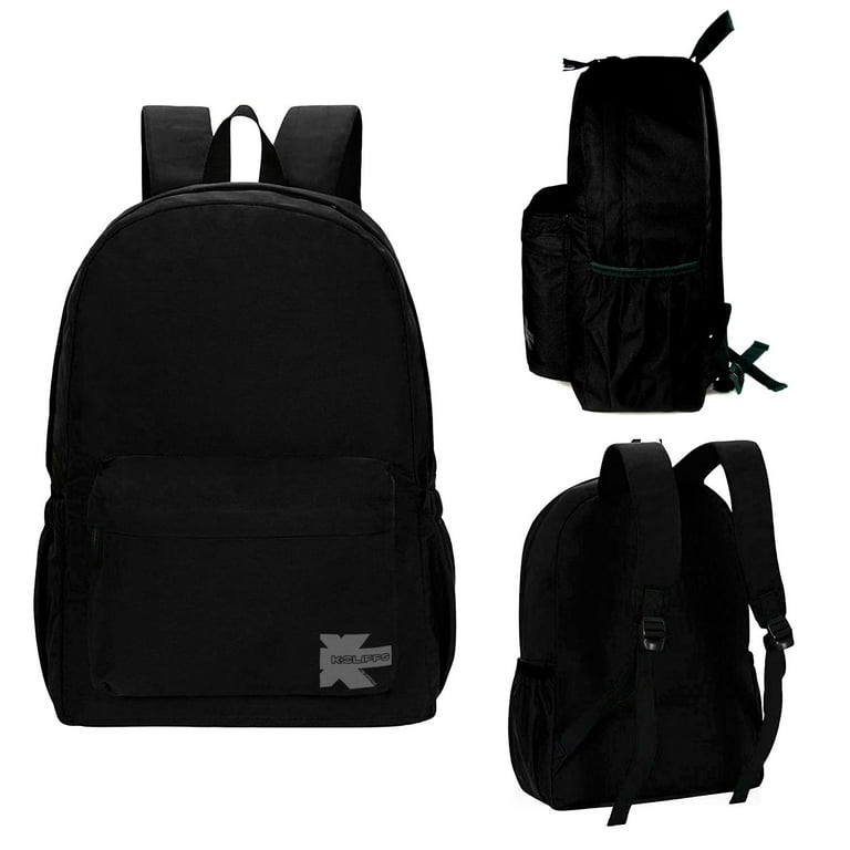 K-cliffs Classic Water Resistant School Backpack in Black, Adult Unisex, Size: 18 inch K-cliffs Classic Water Resistant School Backpack in Black, Adult Unisex, Size: 18 inch