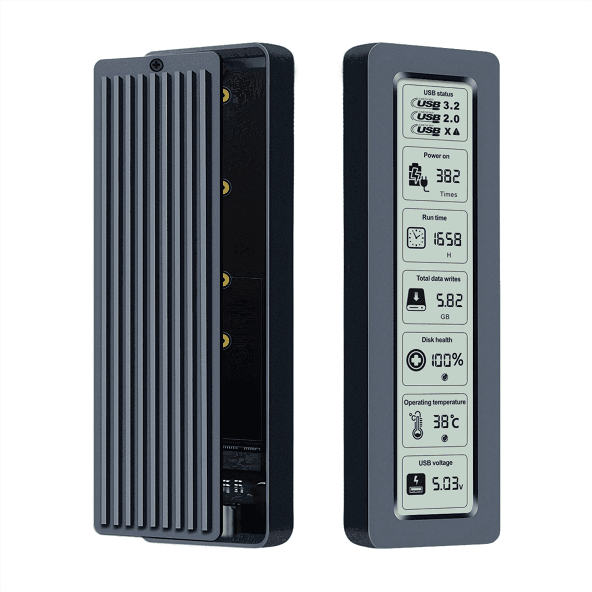 M.2 SSD NVMe Case USB3.2 Gen2 Type C 10Gbps PCIe NVME Enclosure Disk Box Tool Free Aluminum