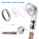 thumbnail image 5 of Cabezal de ducha EcoPower, perlas de filtro especiales para agua blanda como la de un manantial, función de parada de agua con un solo botón, fácil de instalar para la mayoría de las mangueras, 5 of 5