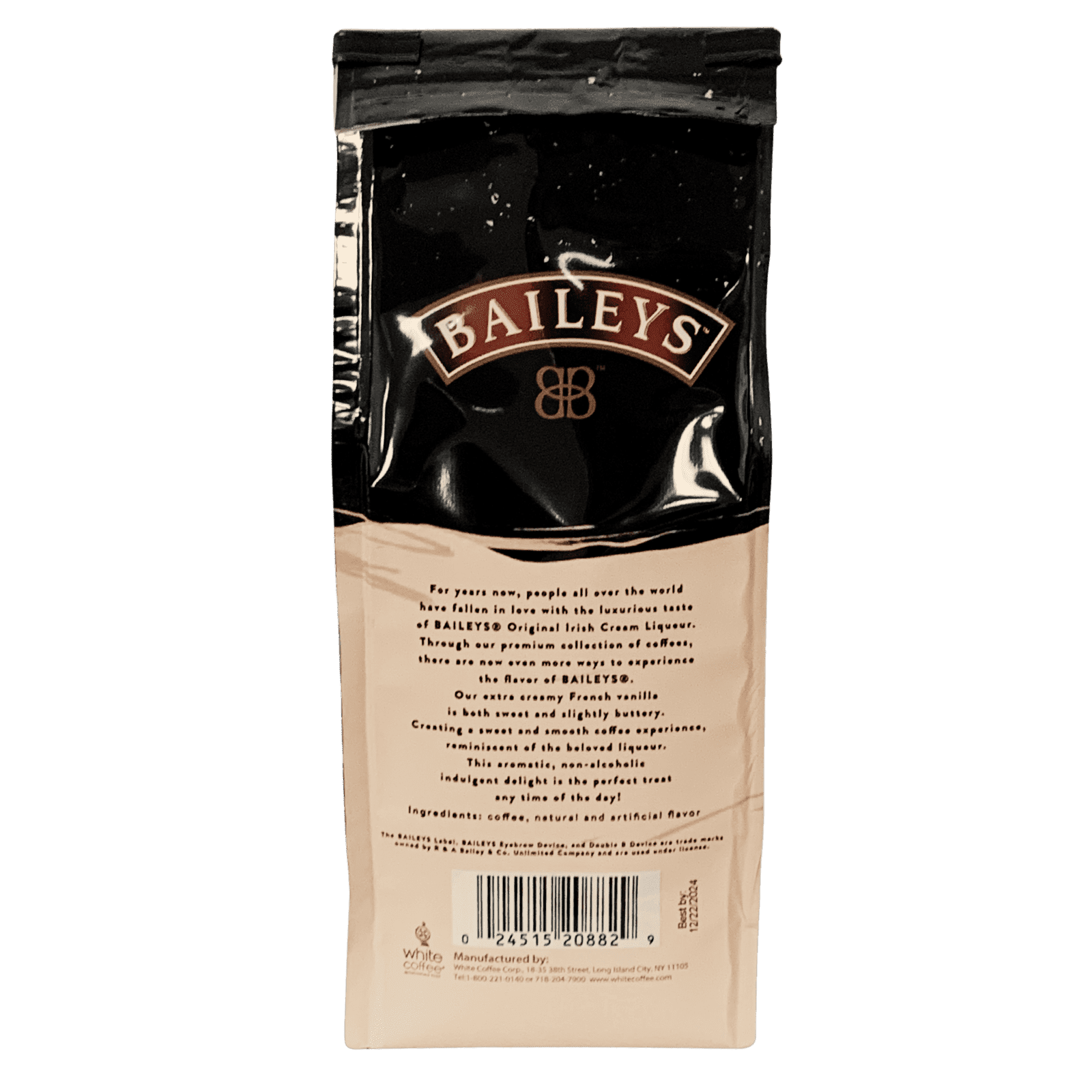 Bailey's Irish Cream Flavored Ground Coffee, French Vanilla, 10oz Bag (6-Pack)