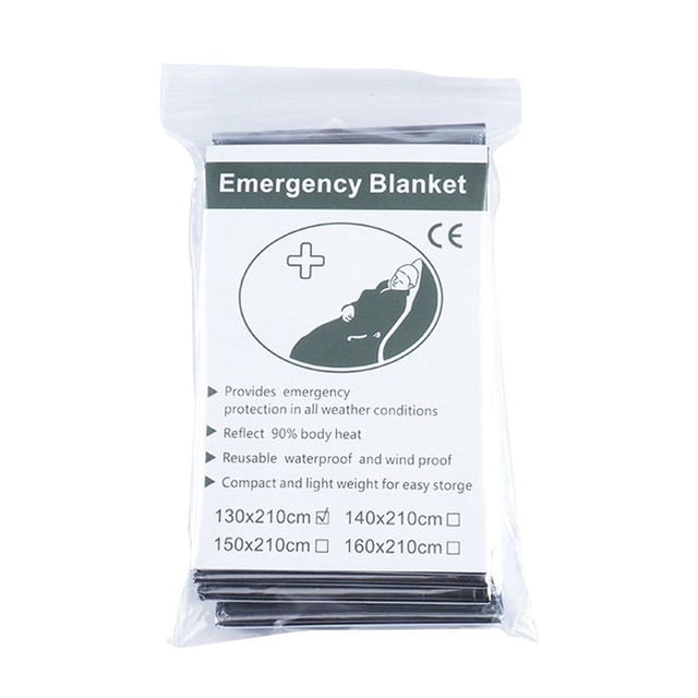 Manta aislante desechable antirradiación para emergencias, para acampar, para salvar vidas y sobrevivir en caso de terremotos