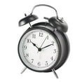 thumbnail image 2 of TIMIFIS Hairball Trimmer Small Loudly Twin Metal Alarm Clock Silent Non-Ticking Nightlight Clock Apartment Essentials, 2 of 8