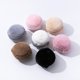 thumbnail image 2 of Orejeras de felpa anticongelantes a prueba de frío de invierno de color sólido para hombres y mujeres Orejeras plegables de Hamburgo Orejeras cálidas para mujer Cinturón portátil, 2 of 5