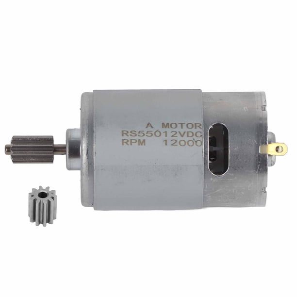 Micromotor de Alta Velocidad Con Alto Momento de Fuerza Para Coche de Juguete Eléctrico, Motocicleta para Niños