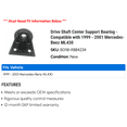 thumbnail image 2 of Drive Shaft Center Support Bearing - Compatible with 1999 - 2001 Mercedes-Benz ML430 2000, 2 of 2
