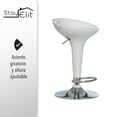 thumbnail image 3 of SET DE 2 BANCOS PARA BARRA REDONDOS CON ALTURA AJUSTABLE COLOR BLANCO, 3 of 5