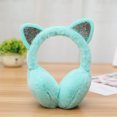 thumbnail image 4 of Sequin Winter Cat Earmuffs Furry Soft Warm Ear For Women Girls Cold Weather Accessory, 4 of 6