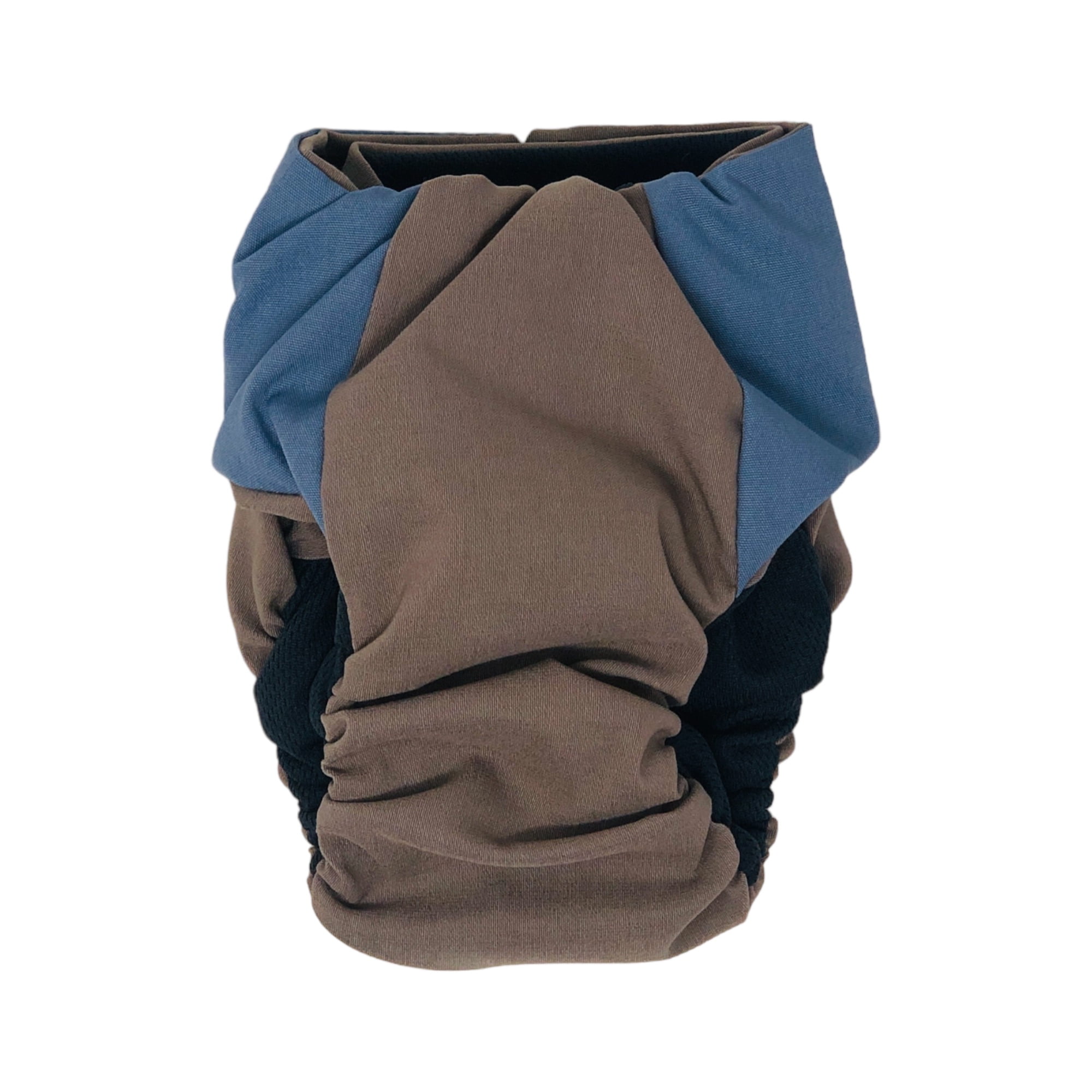 Barkertime Light Blue on Brown Dog Diaper