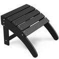 thumbnail image 1 of Weather-Resistant HDPE Adirondack Ottoman Footrest,Durable Resin Easy-Clean Sturdy Footrest for Porch Poolside Lawn Backyard, 1 of 7