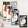 thumbnail image 4 of Designart 'Style Passion Life Fashion Woman IV' Vintage Framed Art Print, 4 of 4