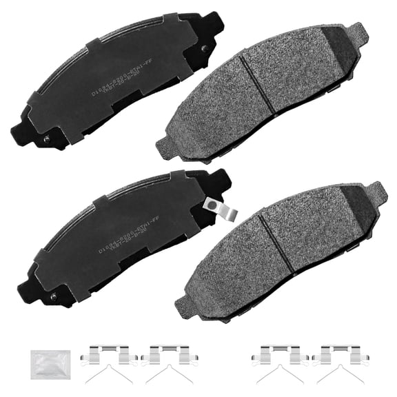 ACB ZONE 4PCS Front Ceramic Brake Pads for 2005-2012 Nissan Frontier Pathfinder Xterra Equator