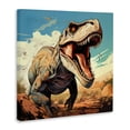 thumbnail image 2 of Stupell Industries Cottage Velociraptor Desert Sunset Canvas Art, 24 x 24, by Creative Studio, 2 of 8