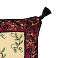 thumbnail image 2 of Holiday Garden Needlepoint Pillow, 14" x 14", 2 of 4