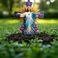 thumbnail image 7 of Cadorn Winter Jesus Garden Sign: Outdoor Lawn & Pot Decoration Stake, 7 of 7