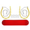 thumbnail image 7 of YY 60" Heavy Duty Swing Seat Set Replacement Swings Slides Gyms Outdoor - 660lb Weight Capacity Red, 7 of 7