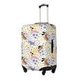 thumbnail image 2 of Wukai Floral Puppy Elastic Luggage Cover: Personalized Protection for Your Suitcase - Fits 19~29-inch, Washable & Durable Travel Companion-Medium, 2 of 8