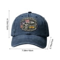 thumbnail image 3 of Vietnam Veteran Cap, Adjustable Baseball Hat for Men, Embroidered Tribute Gift for Vietnam War Veterans, Blue, 3 of 6