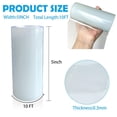 thumbnail image 2 of 5 Inch x 10FT,Clear Waterproof Repair Tape, Heavy Duty Patch for Fabric, Tarp, Tent, RV Roof, Awning, Underbelly, Sail, Boat Cover and Outdoor Surfaces, 2 of 7