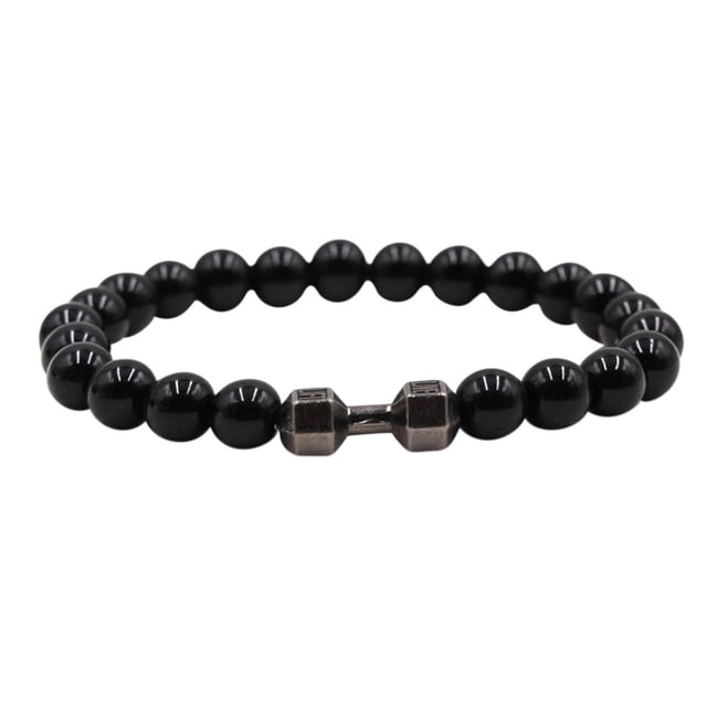 Regalos para las Mujeres Negro Pulsera de la Manumbra para Hombres Y Mujeres, Piedra Natural Pulsera de la Manumbra con Cuentas Set Regalos para Hombres