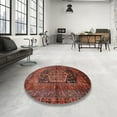 thumbnail image 4 of Ahgly Company Machine Washable Indoor Rectangle Traditional Saffron Red Area Rugs, 2' x 5', 4 of 7