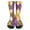 H, variant on Women‘s Carnival Print Socks, Breathable Crew Socks with Colorful Festival Patterns, for Mardi Gras, Parties, Cosplay & Fun Outfits B 1pcs