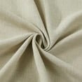 thumbnail image 5 of Sand Pinch Pleated Semi Sheer Curtains Textured Linen Blended Light Filtering Window Curtains 120 inch for Living Room Bedroom Patio Pinch Pleat Drapes with Hooks 10FT 60" Wx120 Lx1, 5 of 15