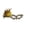 A002- Gold, variant on Black Masquerade Mask for Women Lace Masquerade Mask 13 Inch Rhinestone Embellished Gold Accent Halloween Party Accessory for Carnival Prom Events, 1 Pack