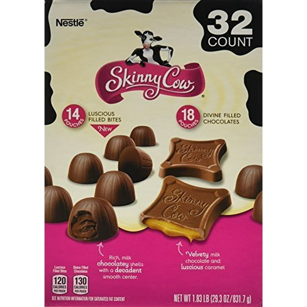 Skinny Cow Divine Filled Chocolates And Luscious Filled Bites 32 Count